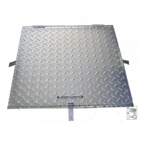 Aknafedlap horganyzott 60x60