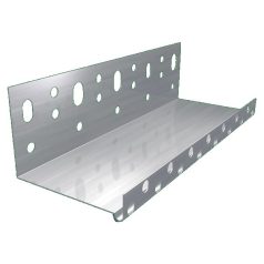 Alu lábazati indító profil U alakú 120mm x 2,5 méter