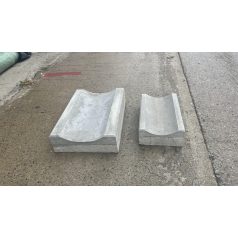   Betonvályú vízelvezetéshez kicsi 100cmx25cmx16cm / 8x5,5cm