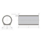 Leier talpas betoncső 60/100