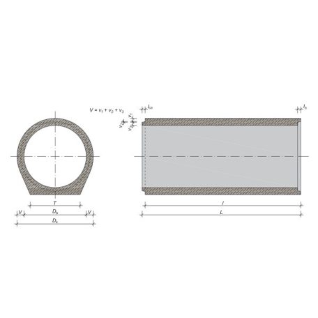 Leier talpas betoncső 80/100