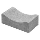 Leier folyóka szegélykő (átjárható) 25x50x17/11 cm szürke