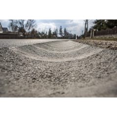   Leier folyóka szegélykő (átjárható) 25x50x17/11 cm szürke