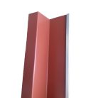 Oromszegély, színes alumínium - 25 cm ksz - 2 m/db antracit, barna, tégla