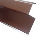 Oromszegély, színes alumínium - 25 cm ksz - 2 m/db antracit, barna, tégla