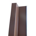 Oromszegély, színes alumínium - 25 cm ksz - 2 m/db antracit, barna, tégla