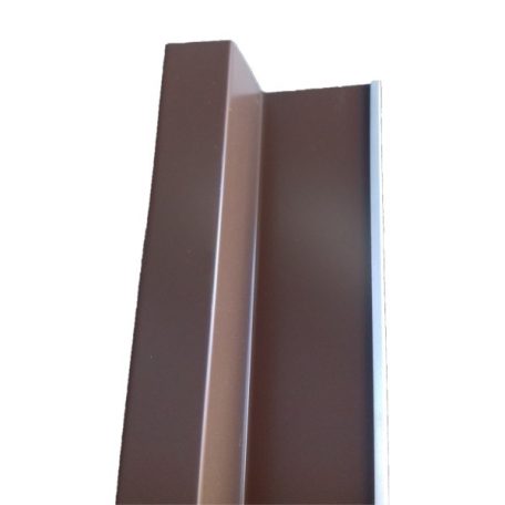 Oromszegély, színes alumínium - 25 cm ksz - 2 m/db antracit, barna, tégla