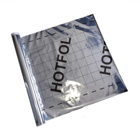 HOTFOL négyzetrácsos, hőtükrös padlófűtés-alátétfólia - 100 cm széles