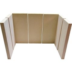 Samott fedlap 20x40x4 cm