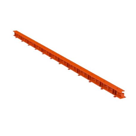 Szellőzőléc 32mm x 1m téglavörös
