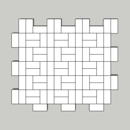 Barabás Téglakő® 5 cm sárga-piros