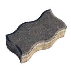 LM Hullám térkő 6 cm - szürke