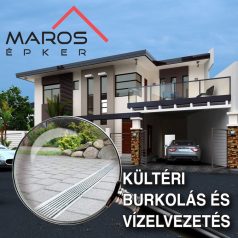 Kültéri burkolás és vízelvezetés